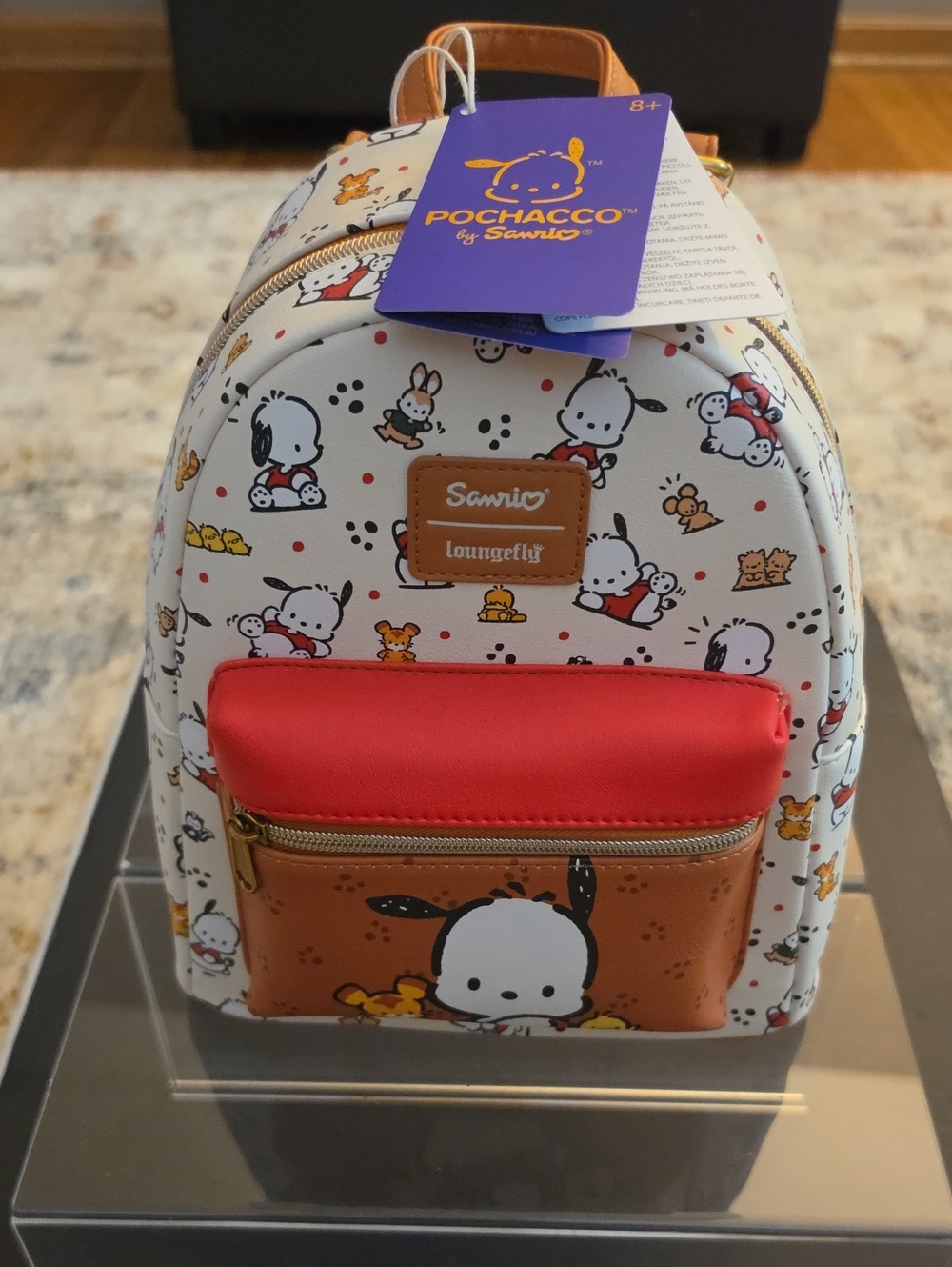 Loungefly Sanrio Pochacco And Friends Mini Backpack. NWT